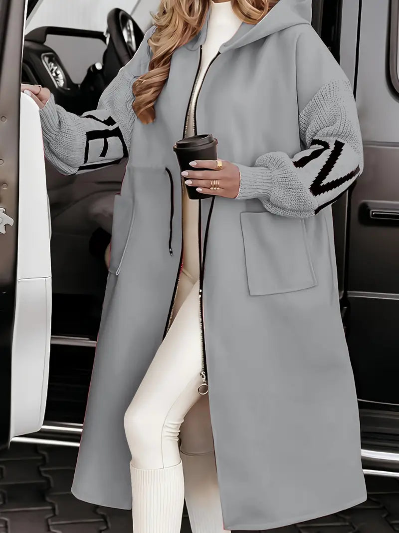 Luna | Elegant Hooded Coatigan