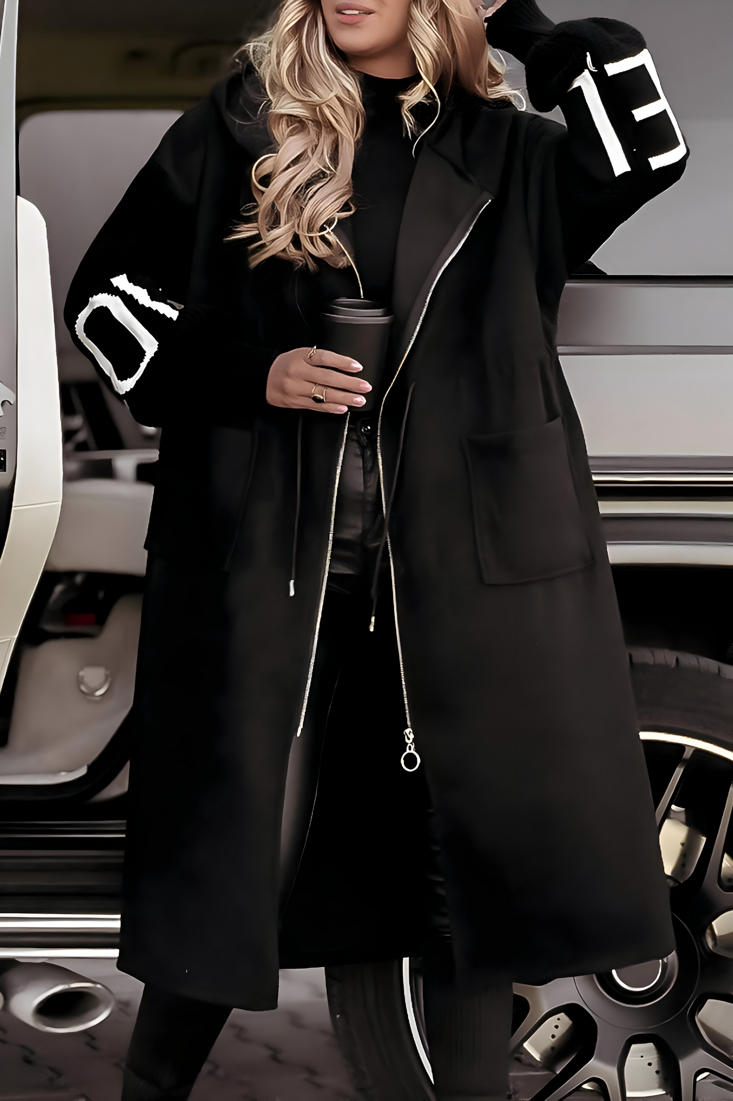 Luna | Elegant Hooded Coatigan