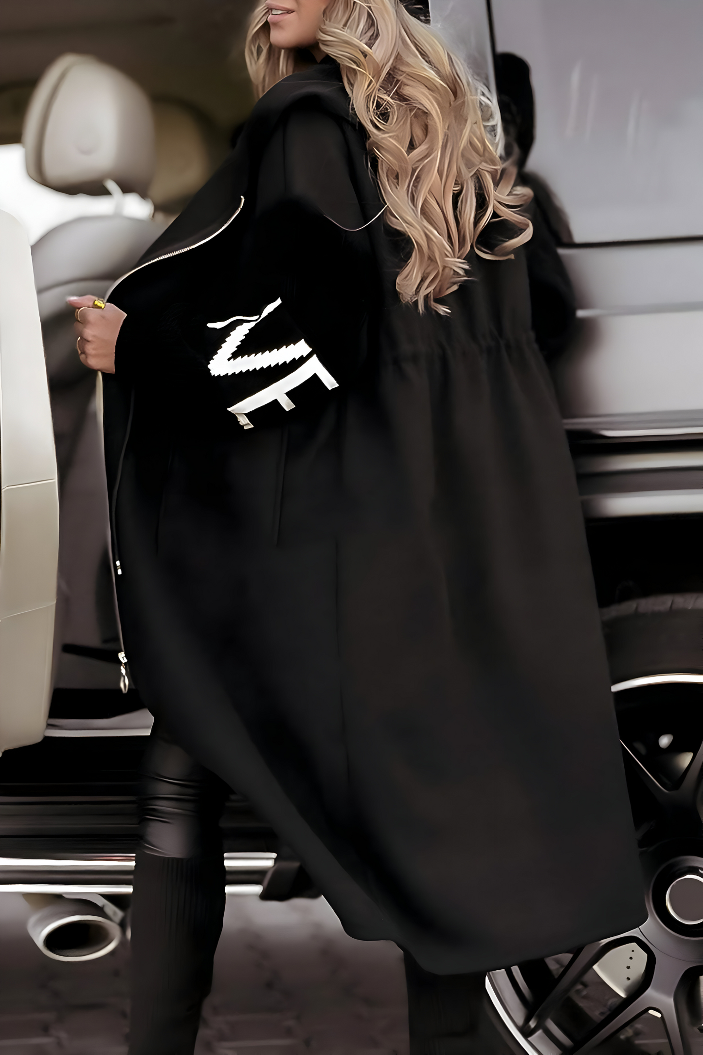 Luna | Elegant Hooded Coatigan