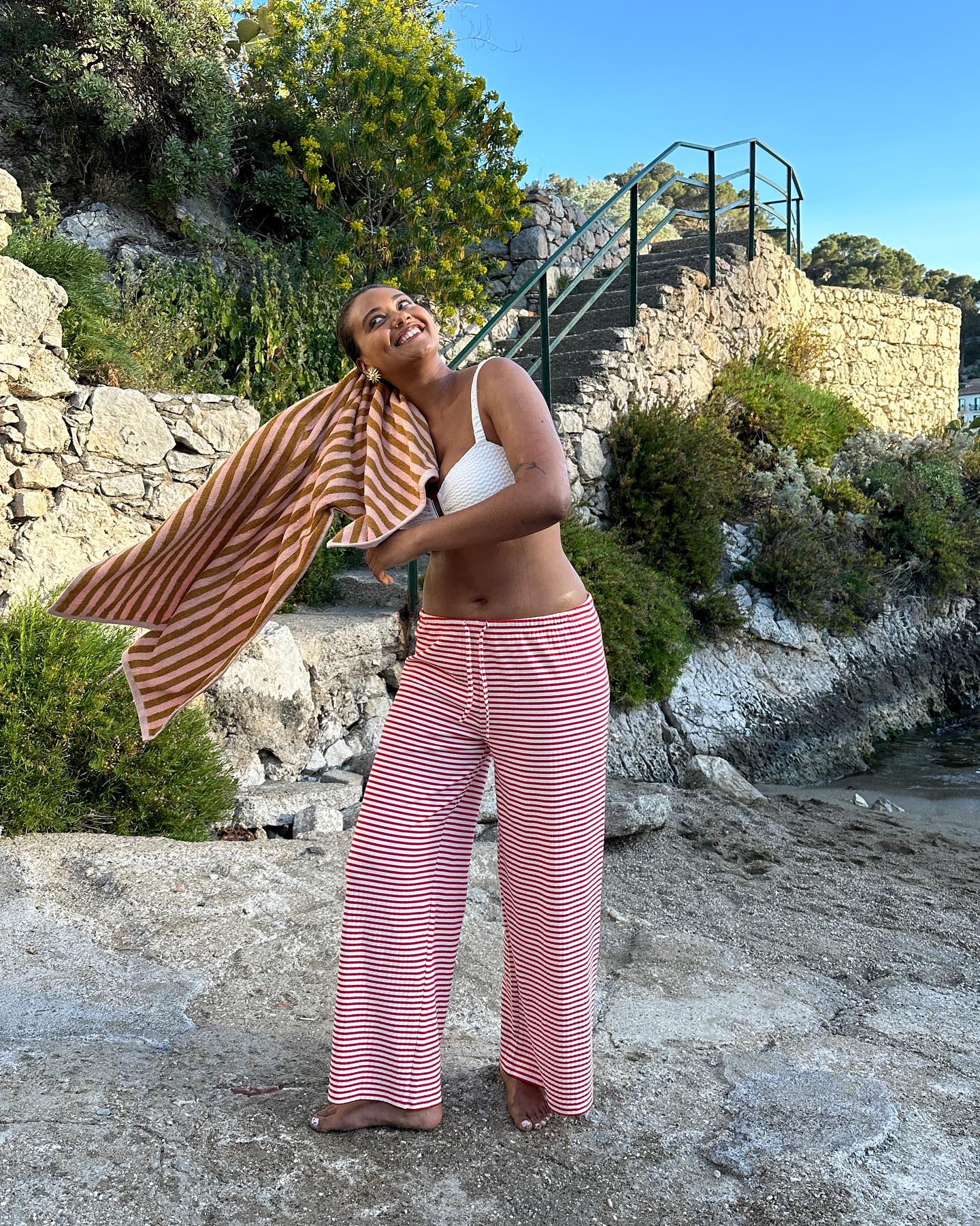 Lounka | Striped Pants