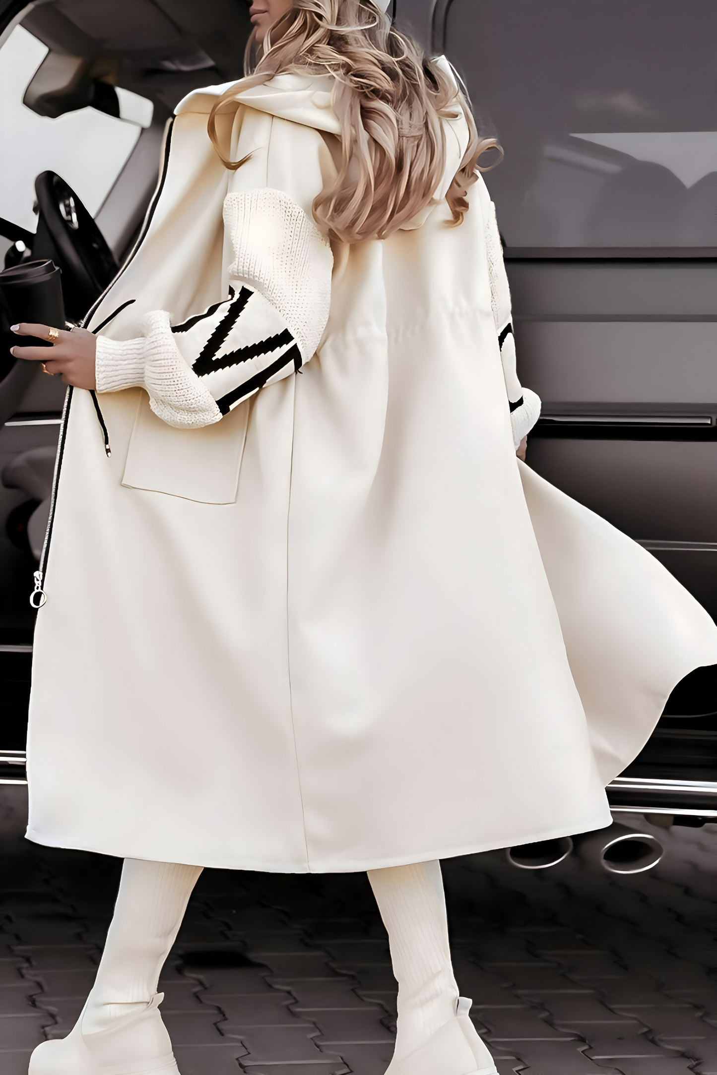 Luna | Elegant Hooded Coatigan