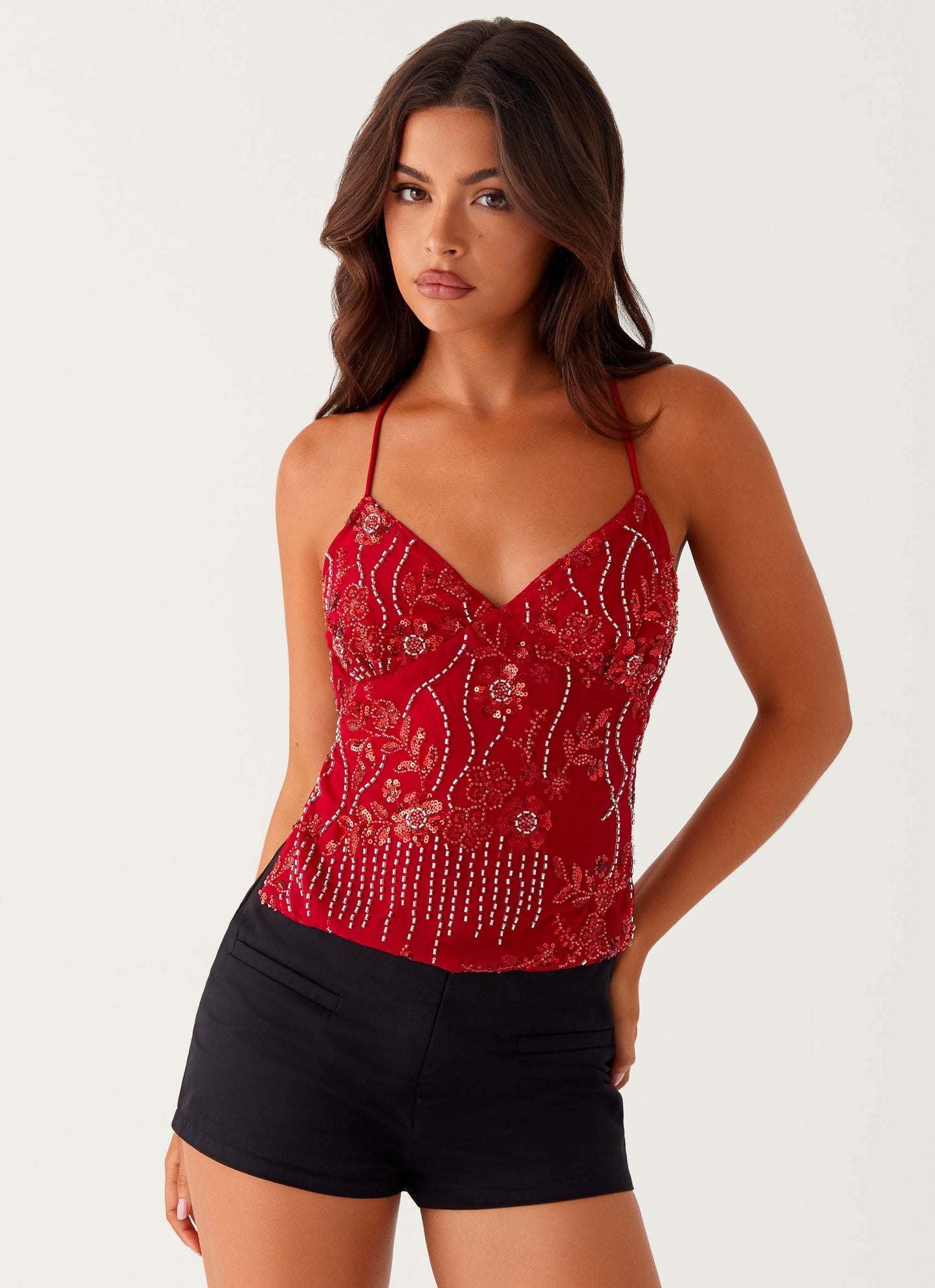 Elix | Sequin Cami Top