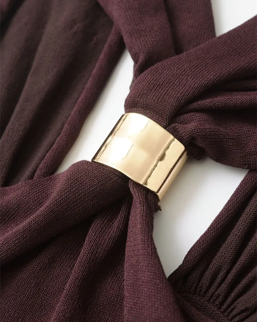 Orsina | Mocha Halter Top