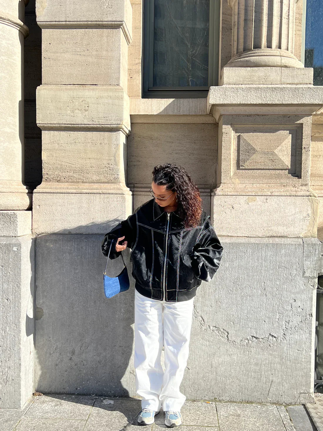 Mirevia | Oversized Contrast Jacket