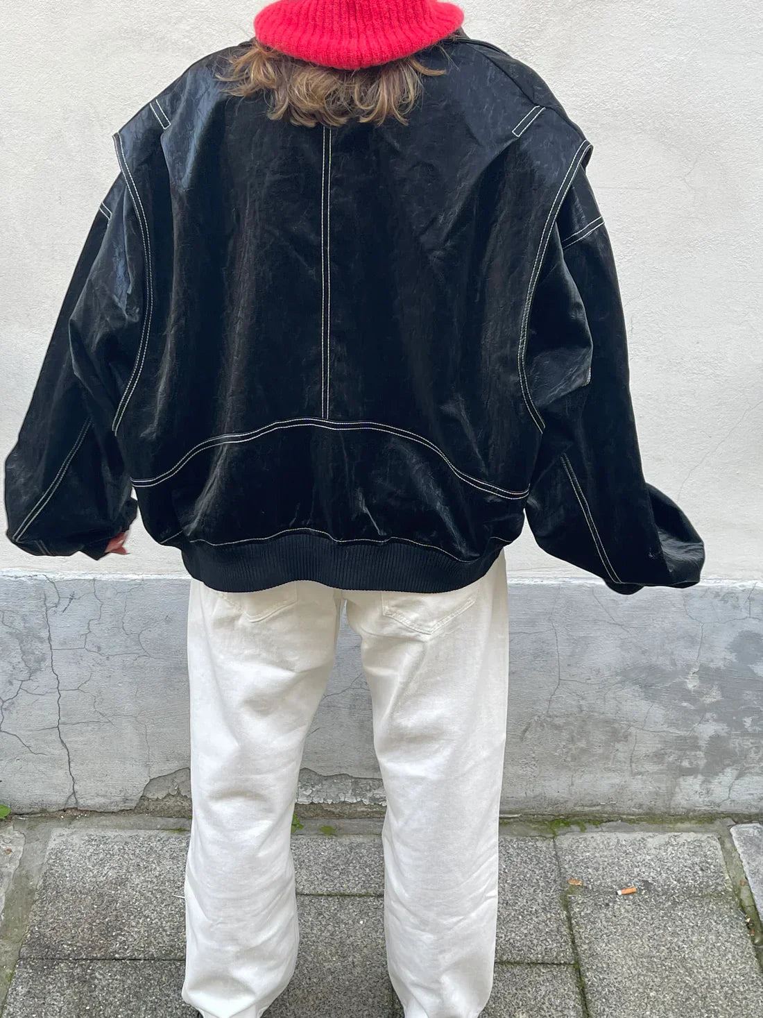 Mirevia | Oversized Contrast Jacket