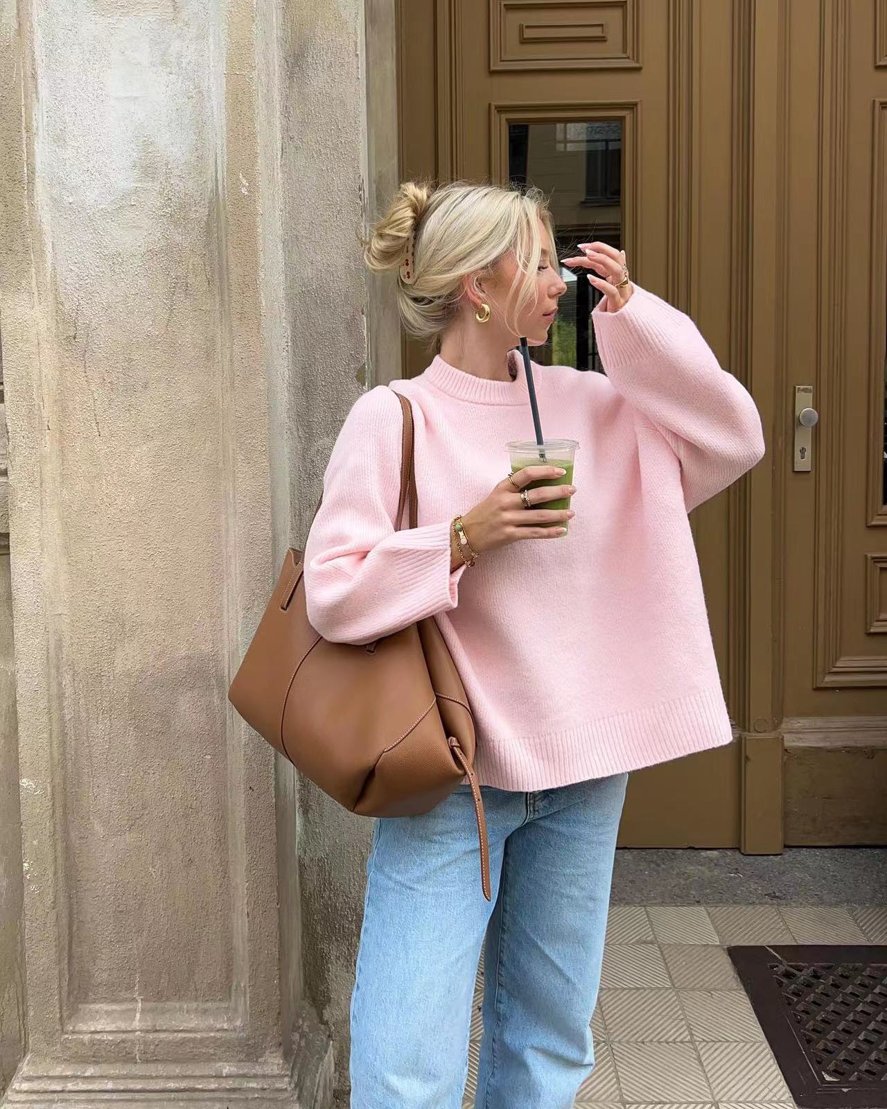 Nira | Pink Cozy Sweater
