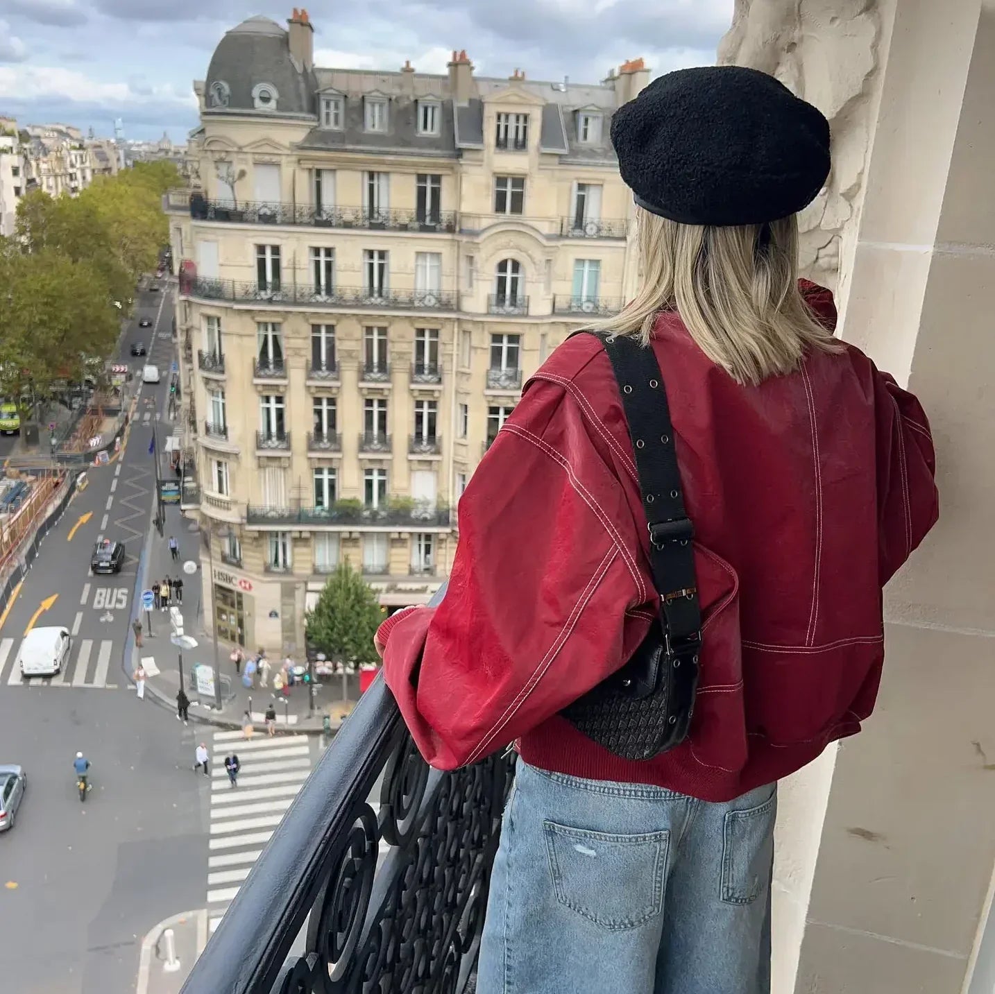 Mirevia | Oversized Contrast Jacket