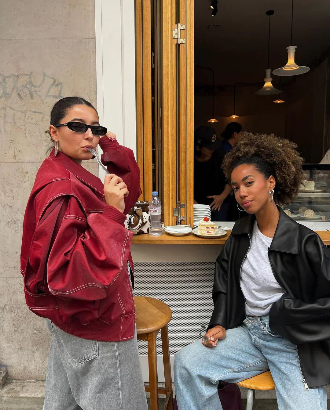 Mirevia | Oversized Contrast Jacket