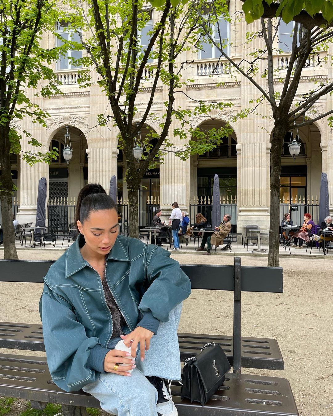 Mirevia | Oversized Contrast Jacket