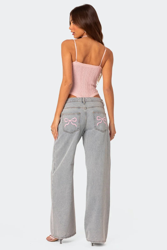 Hundred | Bow Jeans