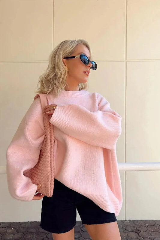 Nira | Pink Cozy Sweater