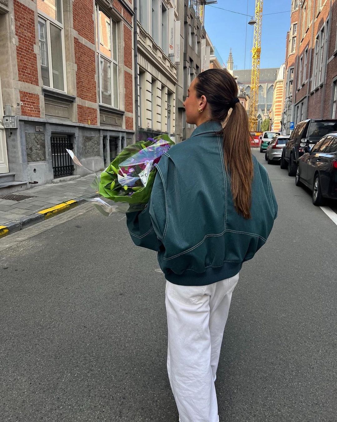 Mirevia | Oversized Contrast Jacket