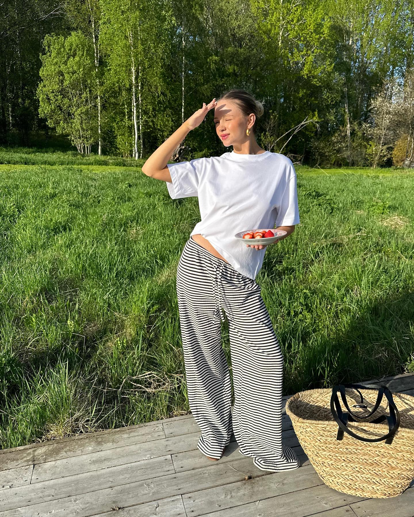 Lounka | Striped Pants